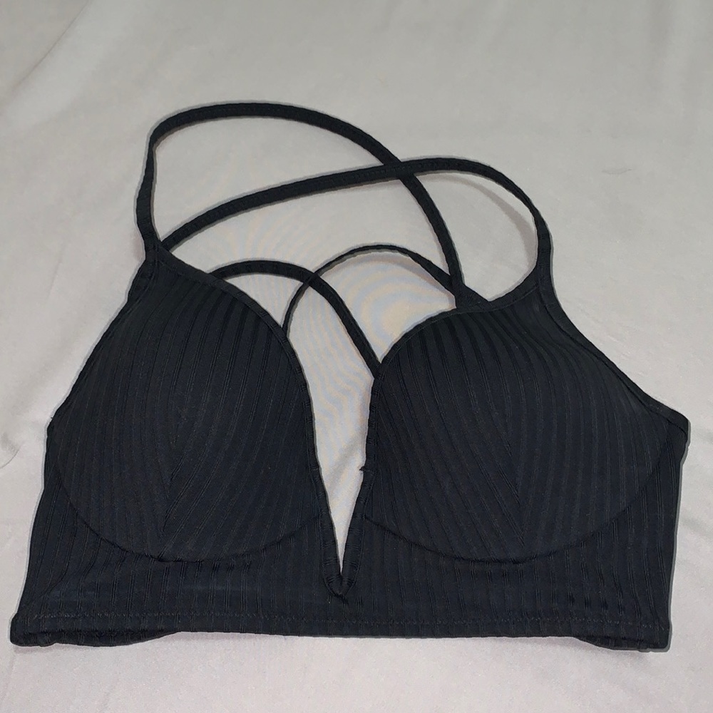 Black Shade & Shore Swimsuit Top